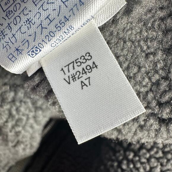 Lands End‎ Vest Womens S Charcoal Grey Sherpa Lined Faux Suede Outdoor Cabincore - Picture 7 of 7